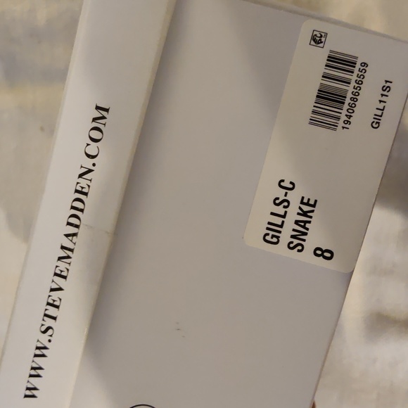 NEW Steve Madden Loafers Gills-C Snake Size 8 - Picture 6 of 6